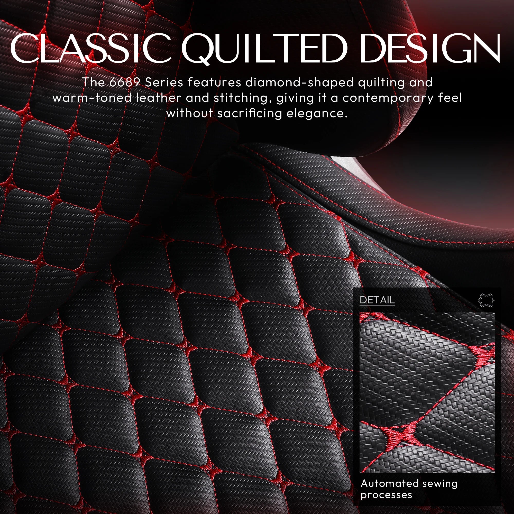 Dowinx Gaming Office Chair with Footrest and Lumbar Support Vintage Style - Platinum-Level Office Chairs