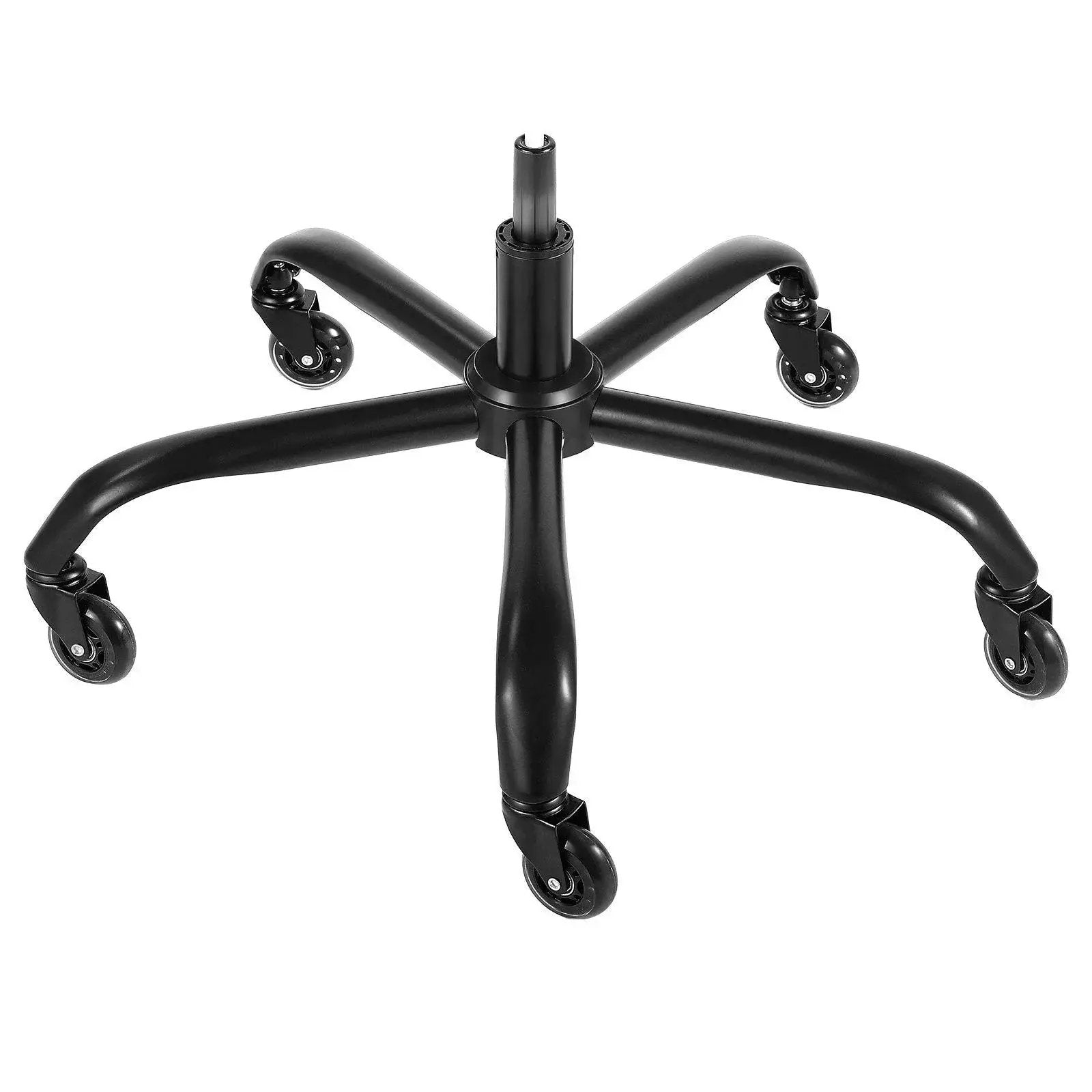 Black 28-inch heavy-duty office chair base replacement for home use, compatible with Platinum-Level Office Chairs.