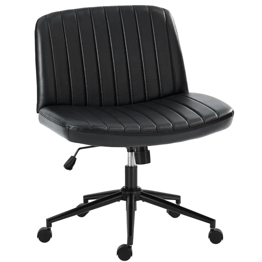 Black ergonomic task office chair by Platinum-Level Office Chairs with adjustable height and replaceable parts