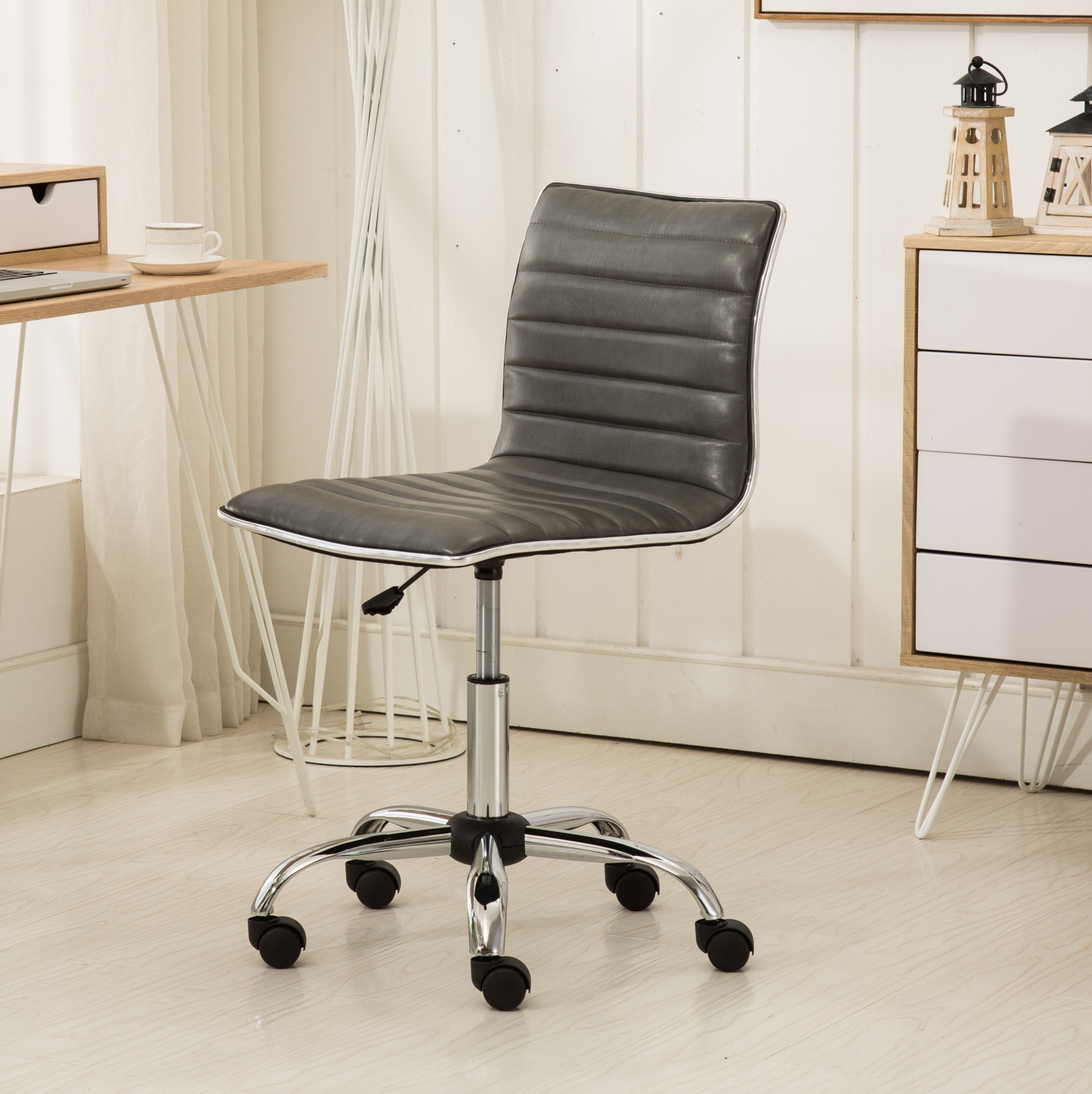 Fremo Chromel Adjustable Air Lift Office Chair, Grey - Platinum-Level Office Chairs
