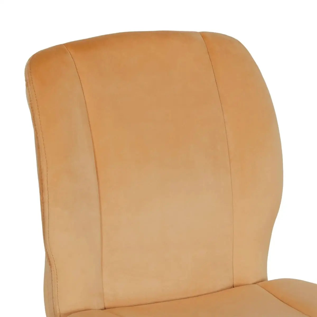 Luxurious plush velvet office chair with ergonomic design, adjustable gold base, ideal for stylish home workspace by Platinum-Level Office Chairs.
