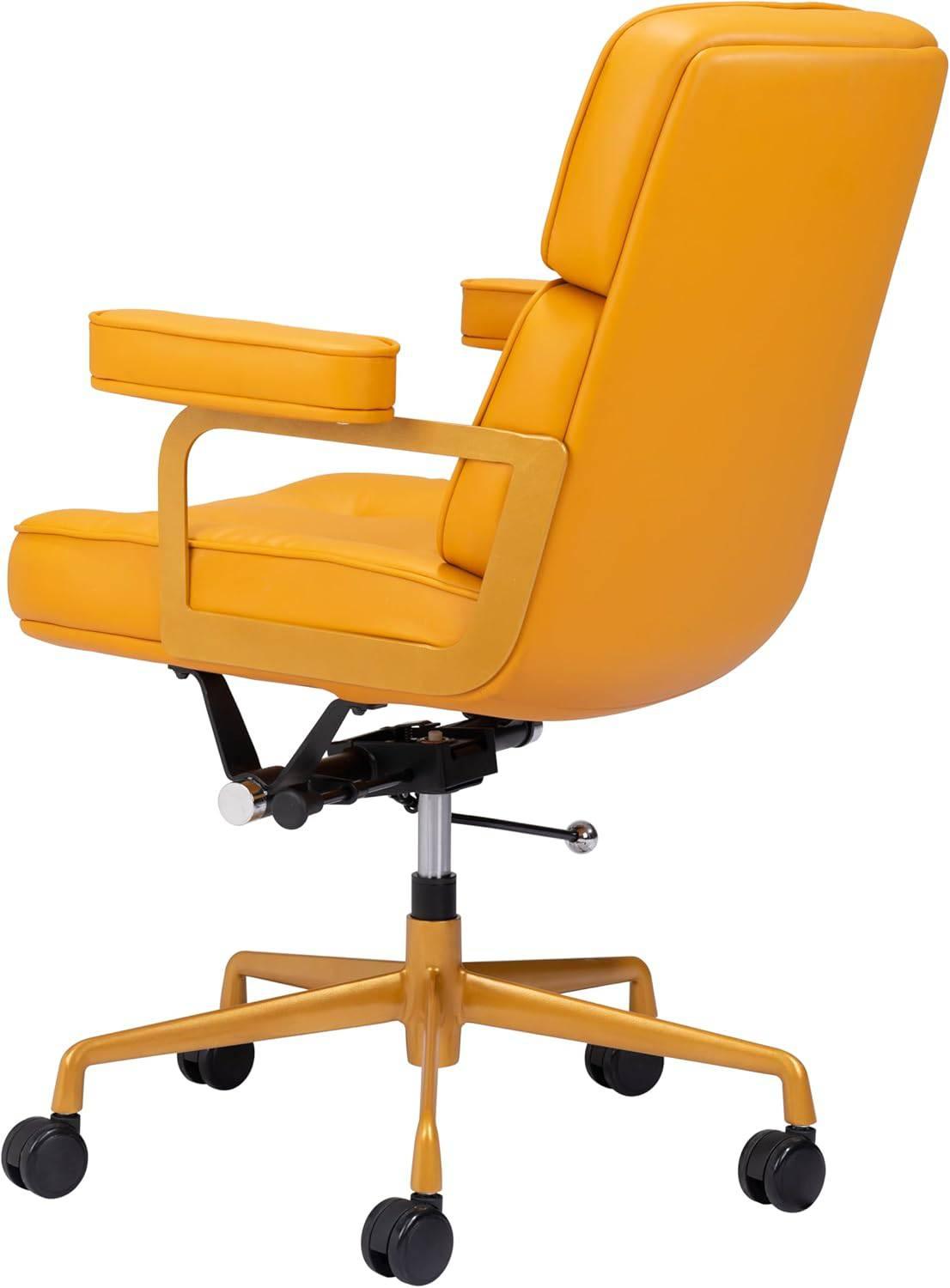Mid Century Modern Yellow Smiths Office Chair - Platinum-Level Office Chairs