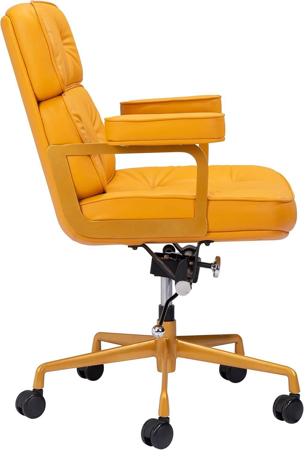 Mid Century Modern Yellow Smiths Office Chair - Platinum-Level Office Chairs