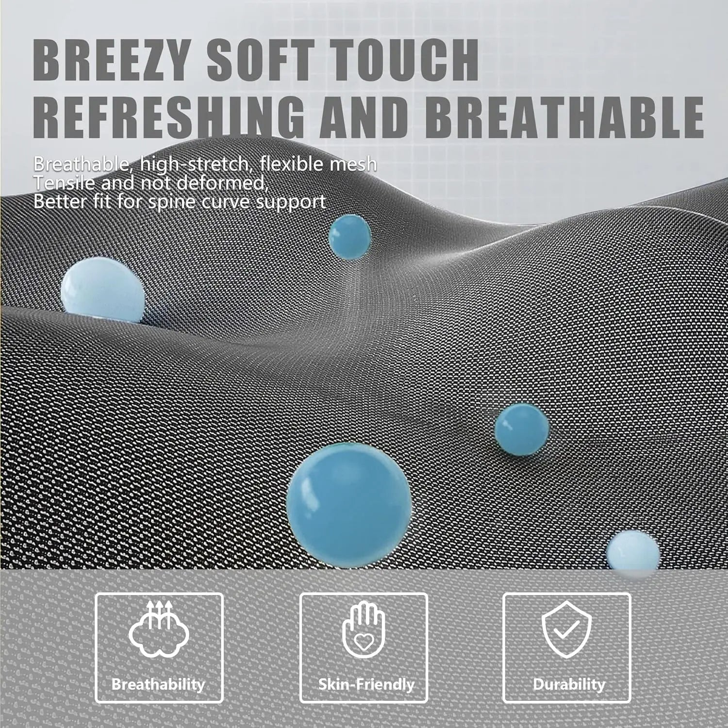 Dowinx Gaming Chair Fabric with Pocket Spring Cushion and Footrest - Platinum-Level Office Chairs