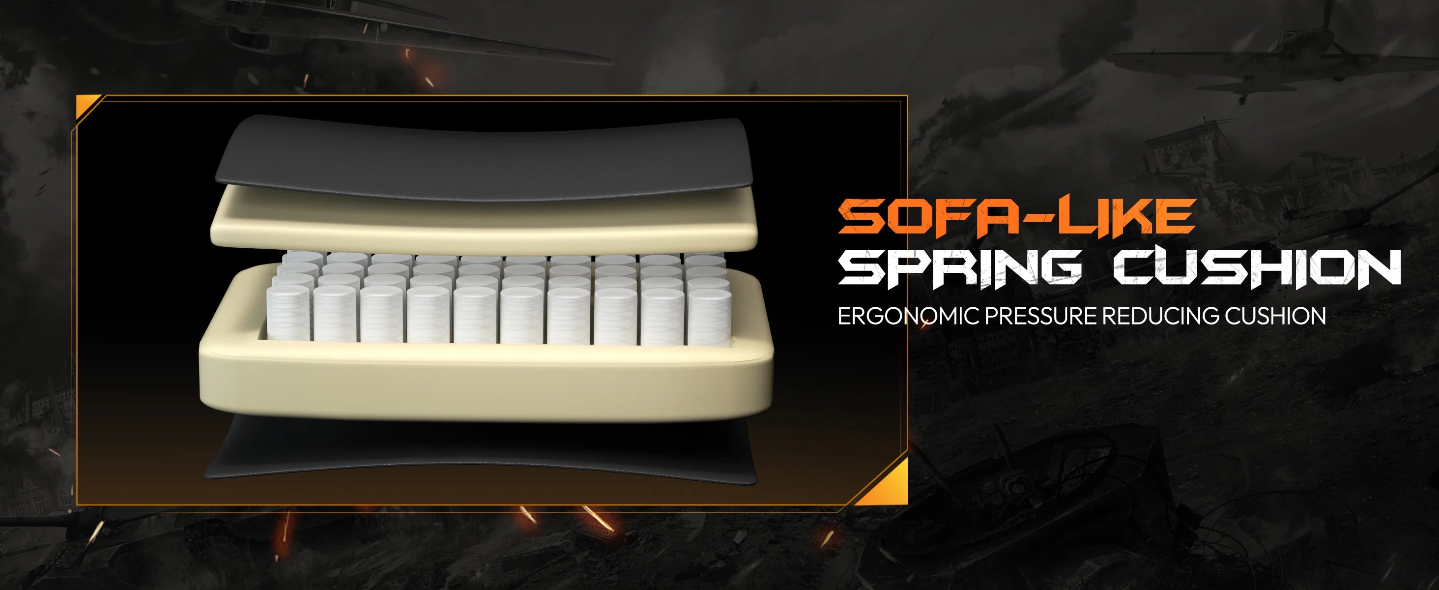 Dowinx Gaming Chair with Heated Massage Lumbar Support and Footrest - Platinum-Level Office Chairs