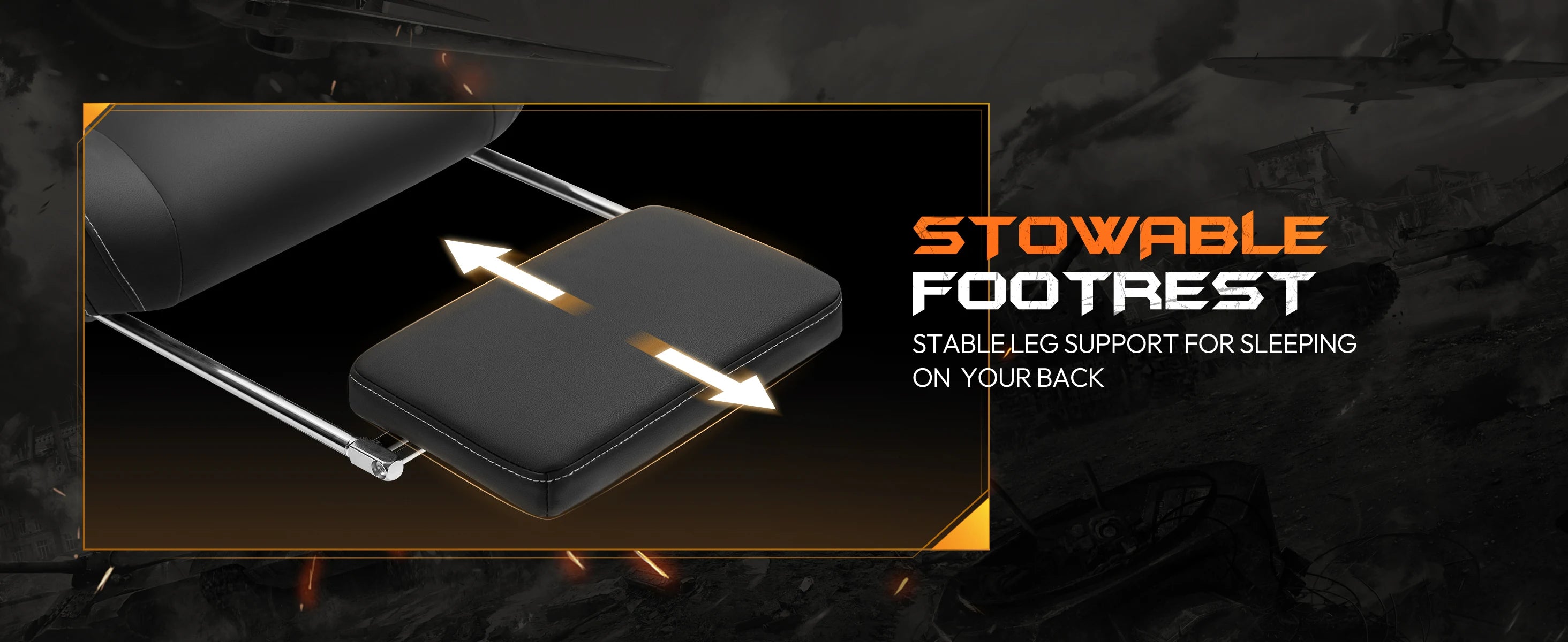 Dowinx Gaming Chair with Heated Massage Lumbar Support and Footrest - Platinum-Level Office Chairs