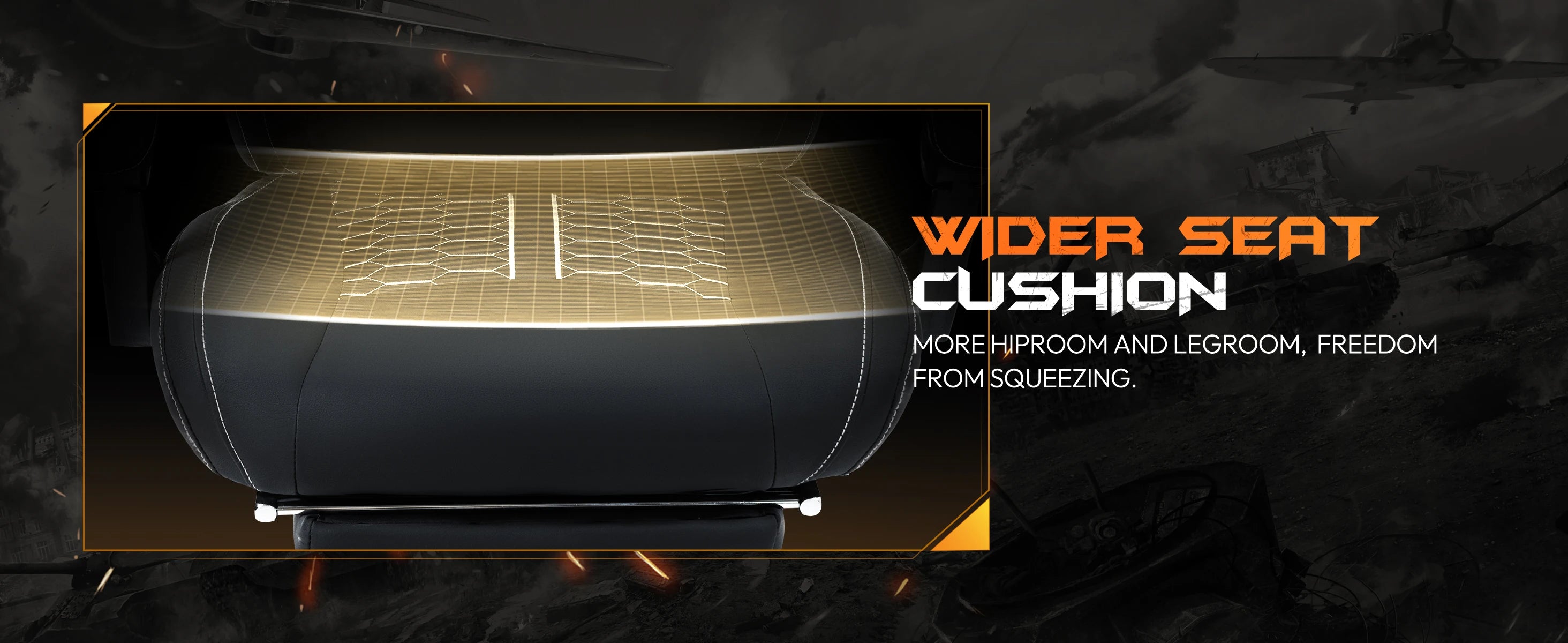 Dowinx Gaming Chair with Heated Massage Lumbar Support and Footrest - Platinum-Level Office Chairs