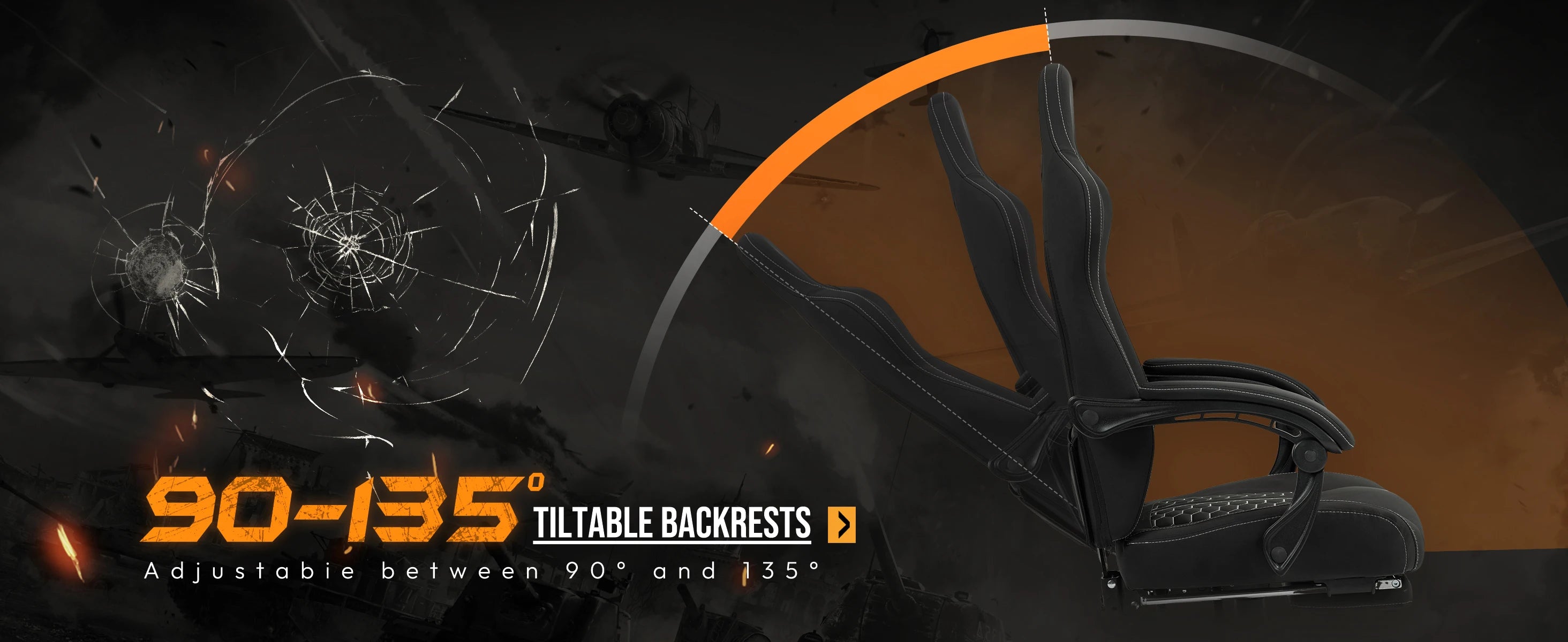 Dowinx Gaming Chair with Heated Massage Lumbar Support and Footrest - Platinum-Level Office Chairs