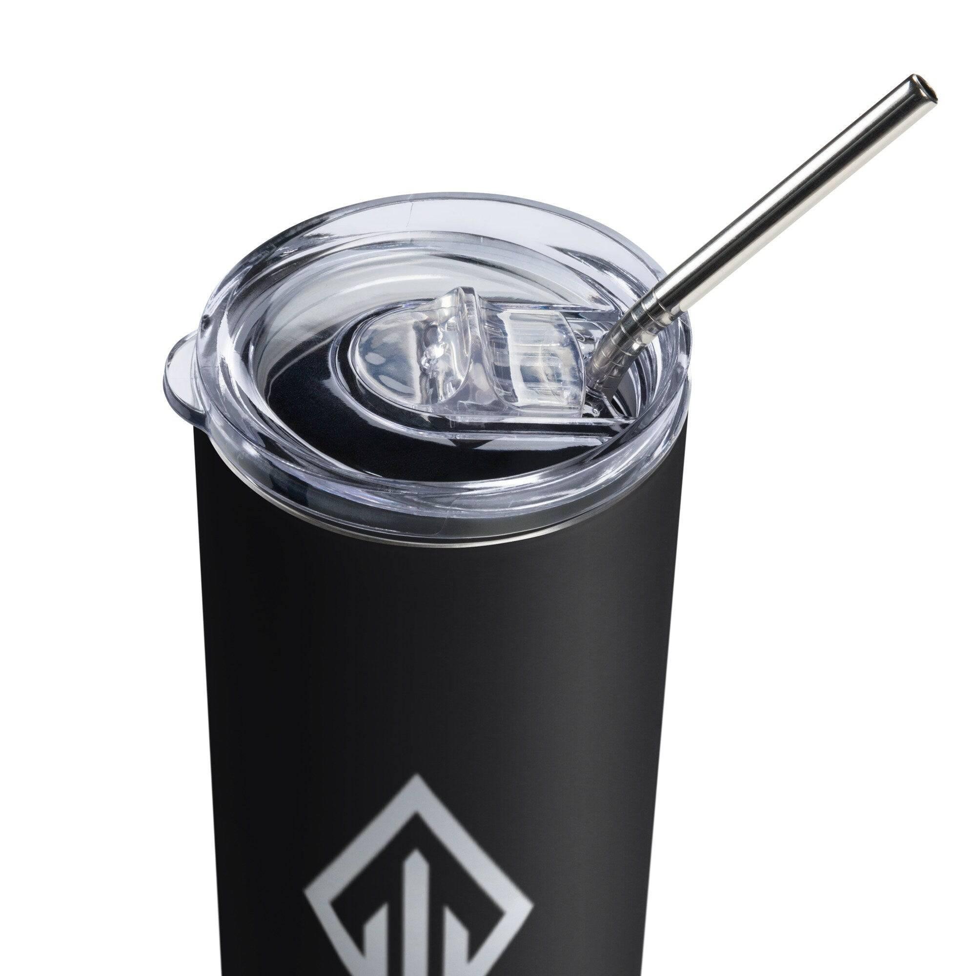 Chic Stainless Steel Travel Tumbler - Platinum-Level Office Chairs