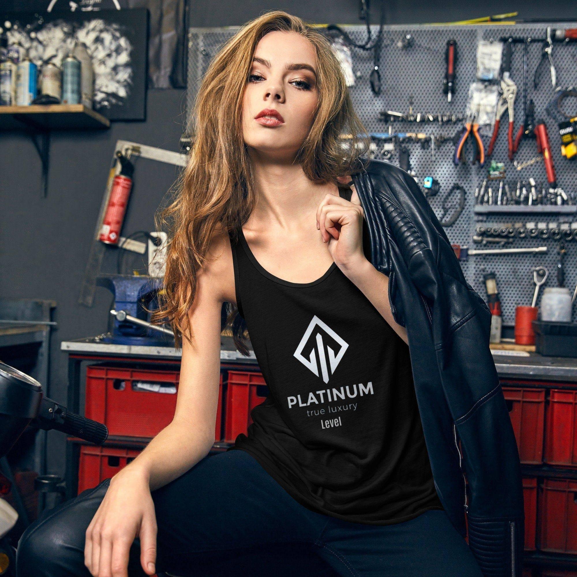 Women's Soft & Flowy A-Line Racerback Tank Top - Platinum-Level Office Chairs