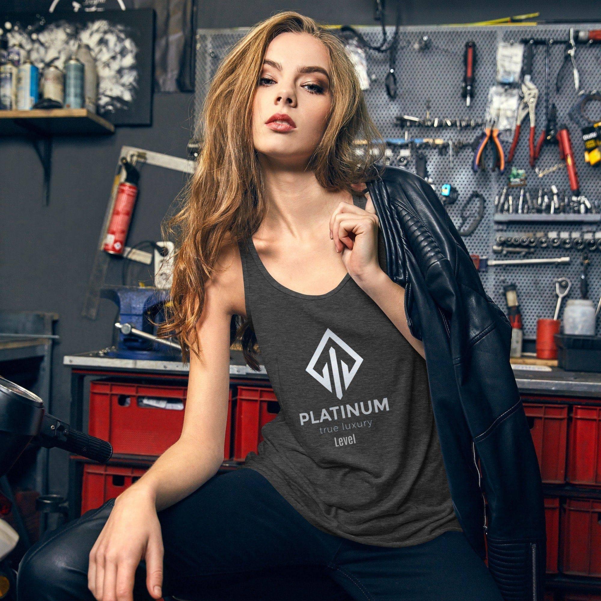 Women's Soft & Flowy A-Line Racerback Tank Top - Platinum-Level Office Chairs