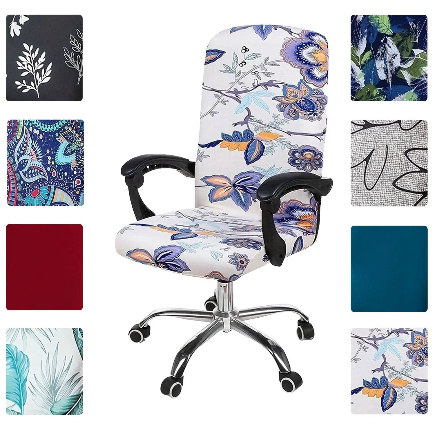 Stretchable computer swivel chair cover Desk chair protection, household items by Platinum-Level Office Chairs