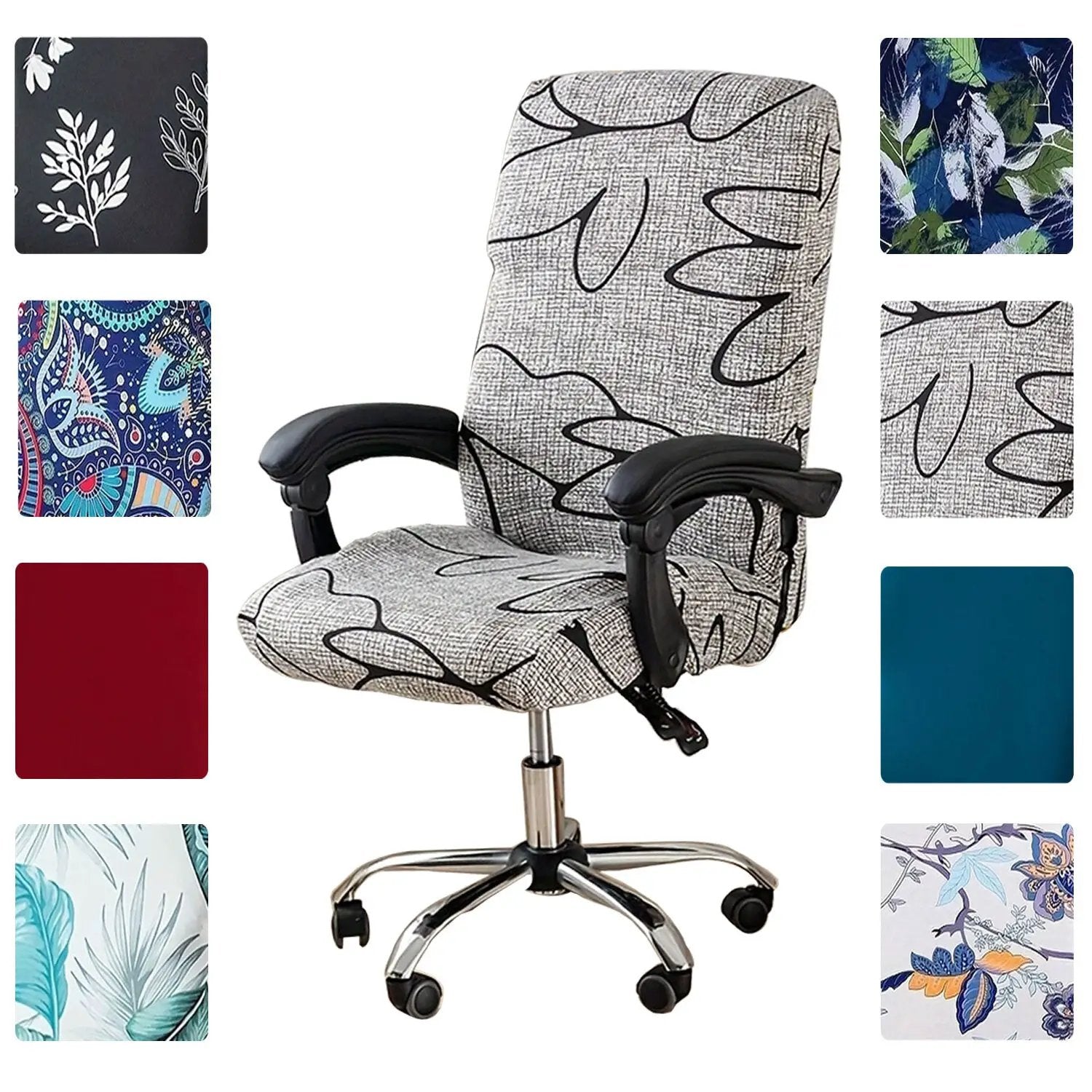 Stretchable computer swivel chair cover Desk chair protection, household items by Platinum-Level Office Chairs