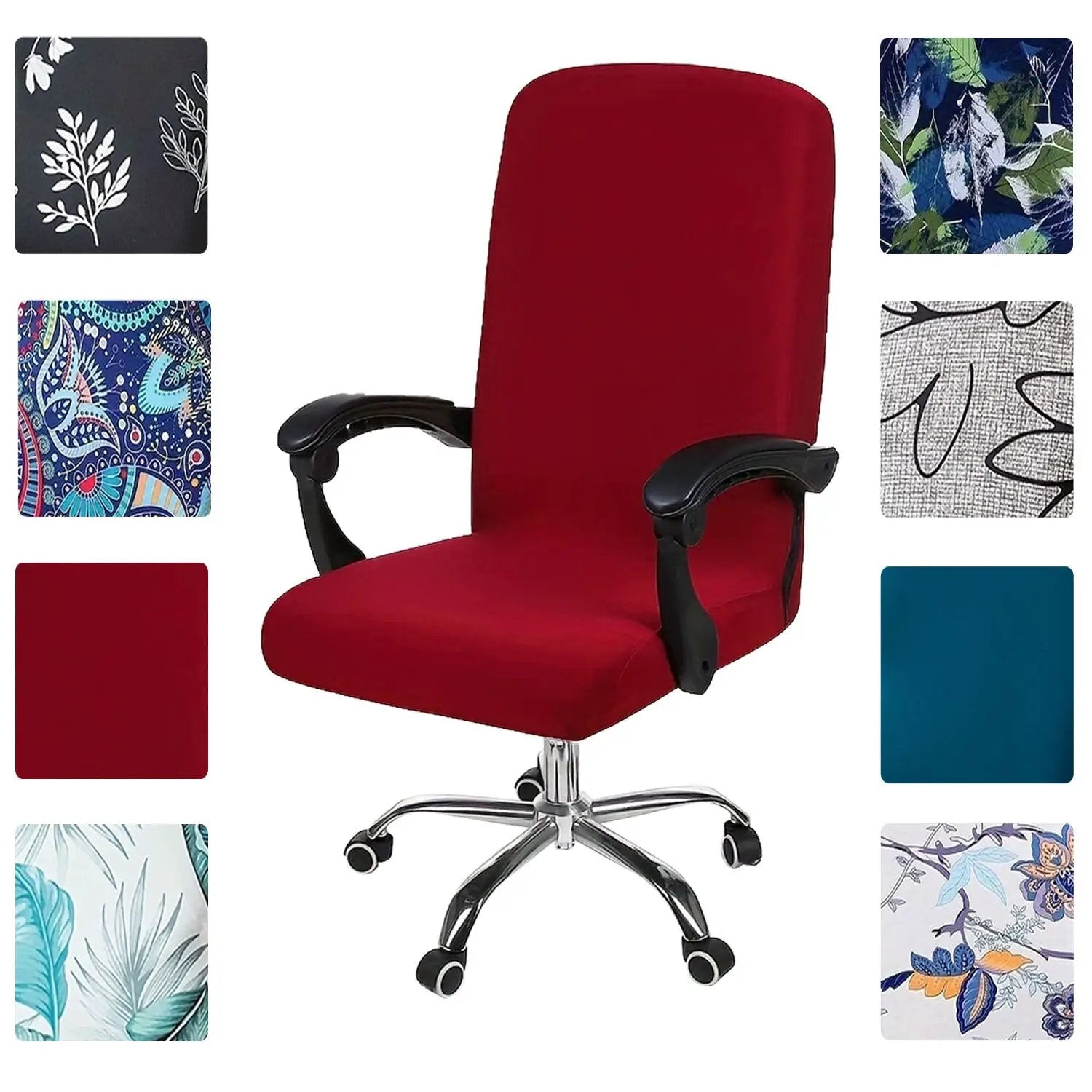 Stretchable computer swivel chair cover Desk chair protection, household items by Platinum-Level Office Chairs