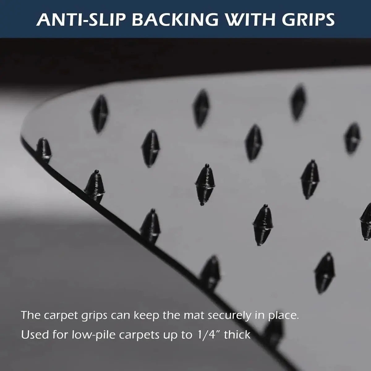SALLOUS Chair Mat For Carpeted Floors 30x48 Heavy Duty Non Slip Floor SALLOUS