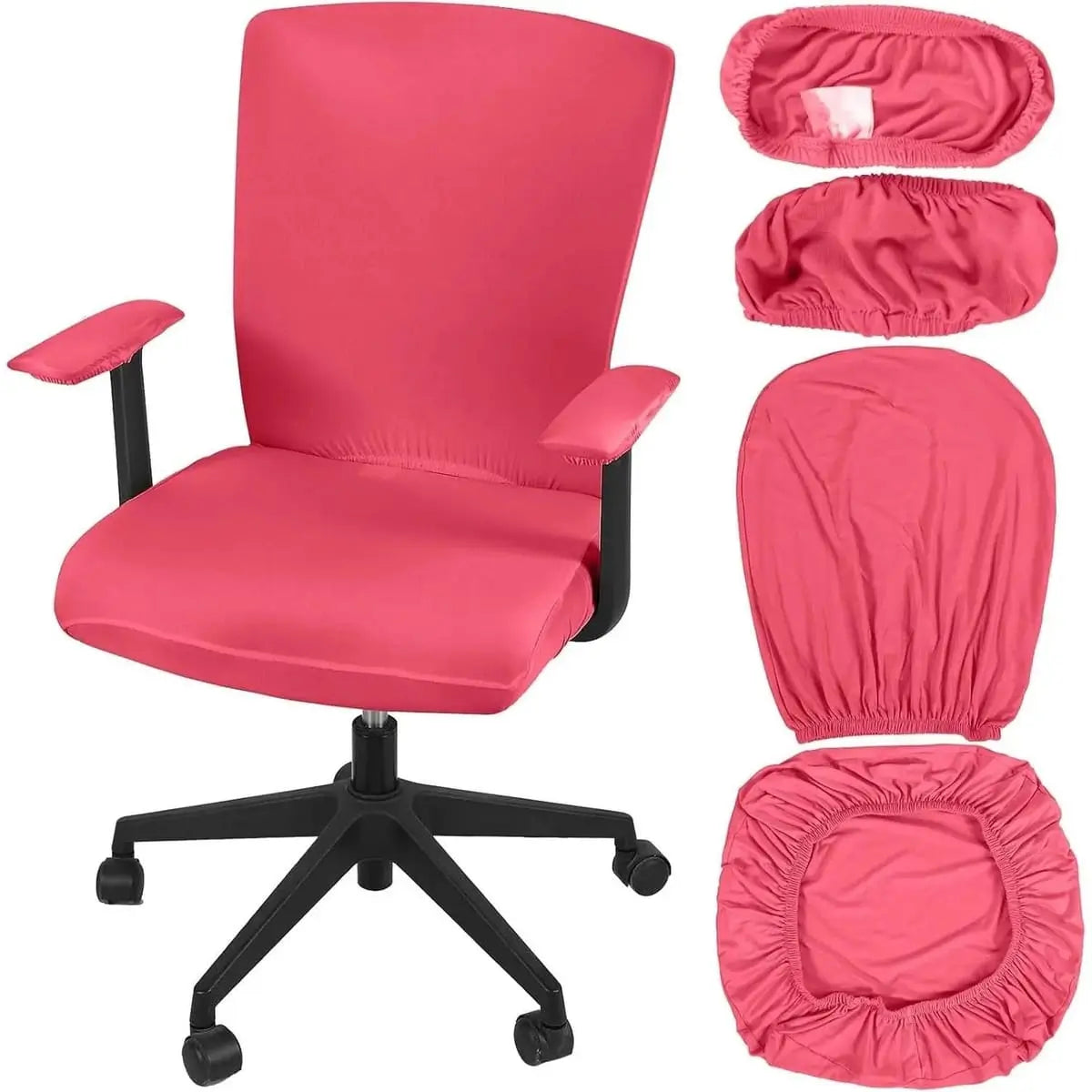 Tallew Office Chair Covers Set Universal Stretch Fit 4 Piece With Tallew