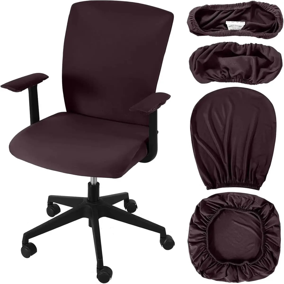 Tallew Office Chair Covers Set Universal Stretch Fit 4 Piece With Tallew