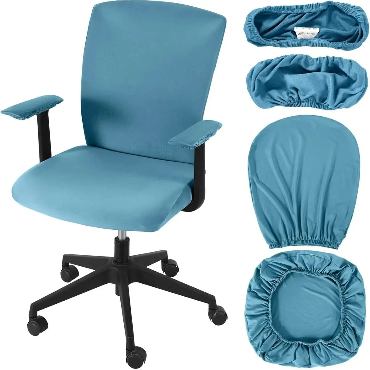 Tallew Office Chair Covers Set Universal Stretch Fit 4 Piece With Tallew