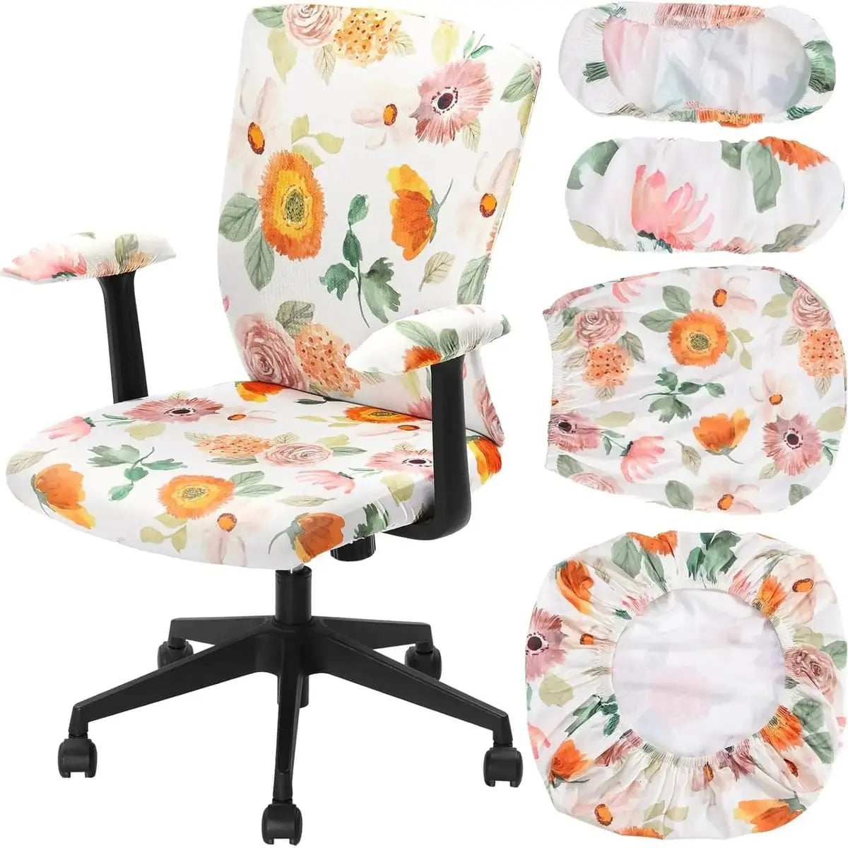 Tallew Office Chair Covers Set Universal Stretch Fit 4 Piece With Tallew