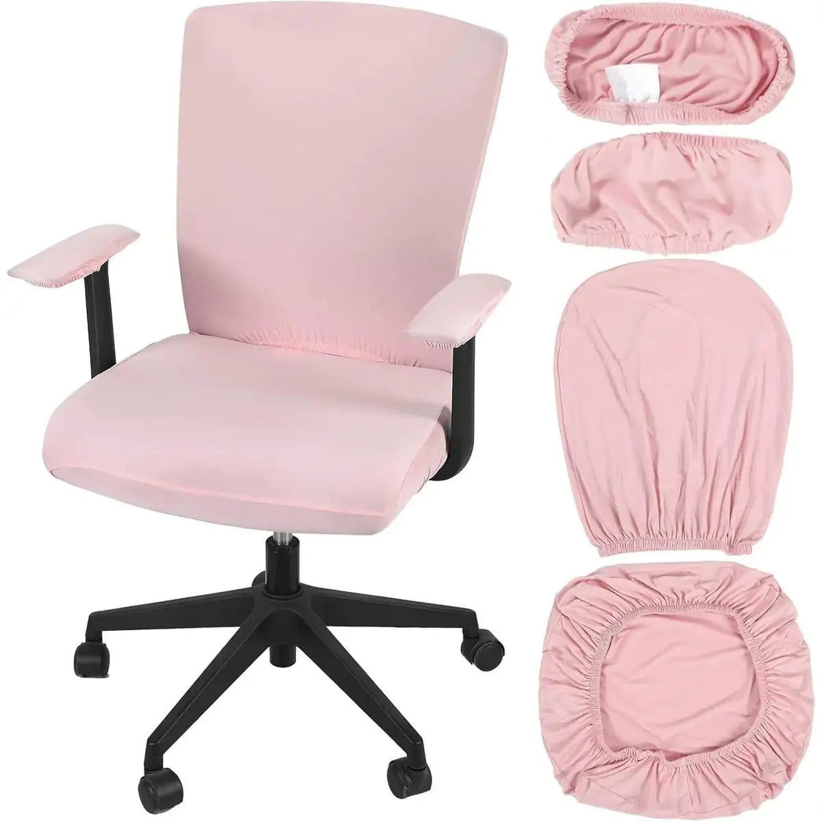 Tallew Office Chair Covers Set Universal Stretch Fit 4 Piece With Tallew