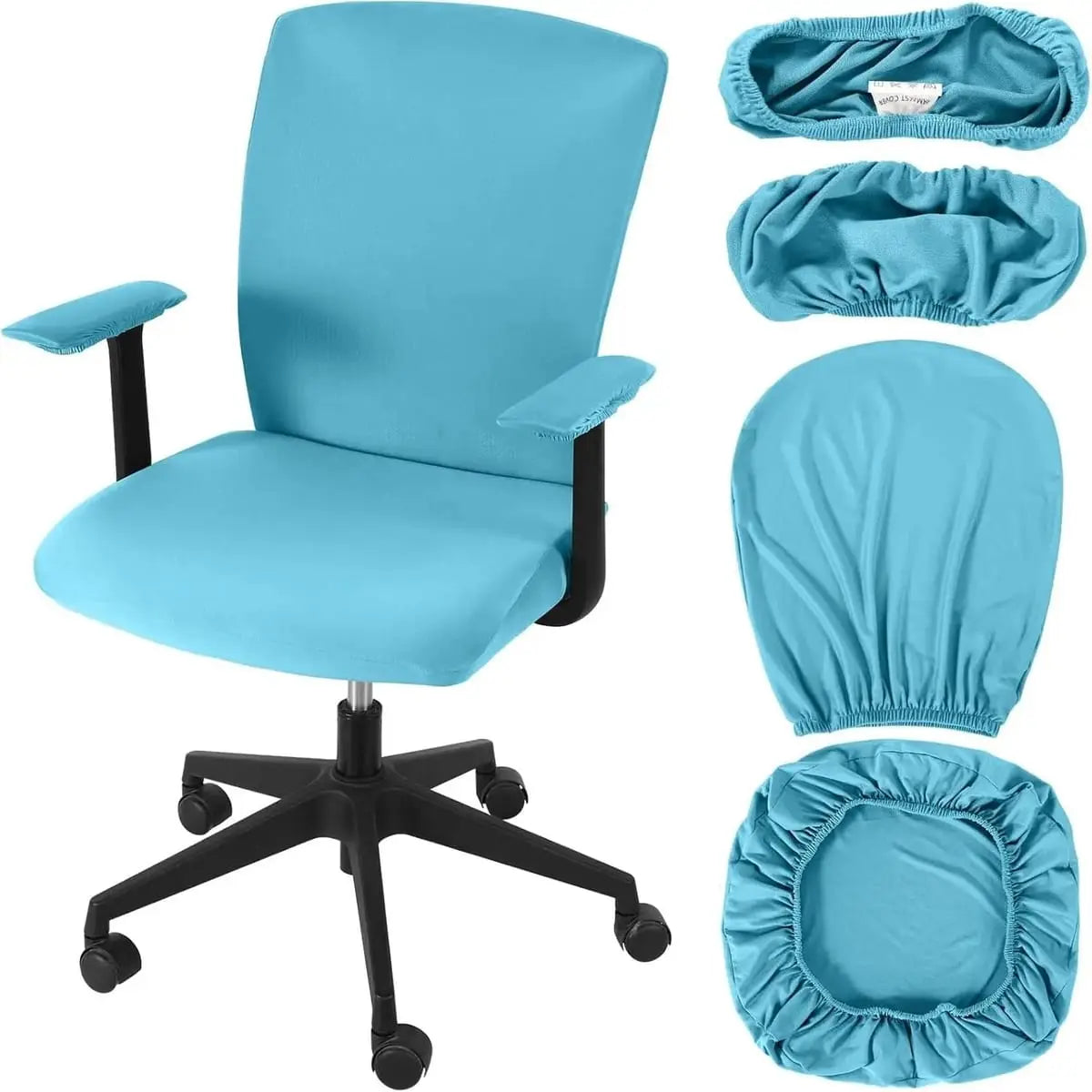 Tallew Office Chair Covers Set Universal Stretch Fit 4 Piece With Tallew