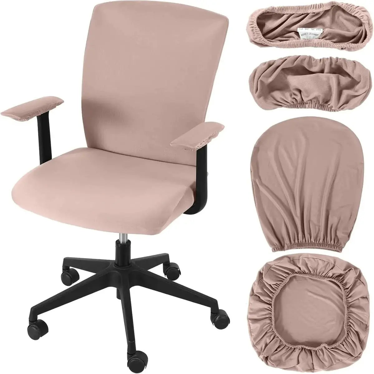 Tallew Office Chair Covers Set Universal Stretch Fit 4 Piece With Tallew