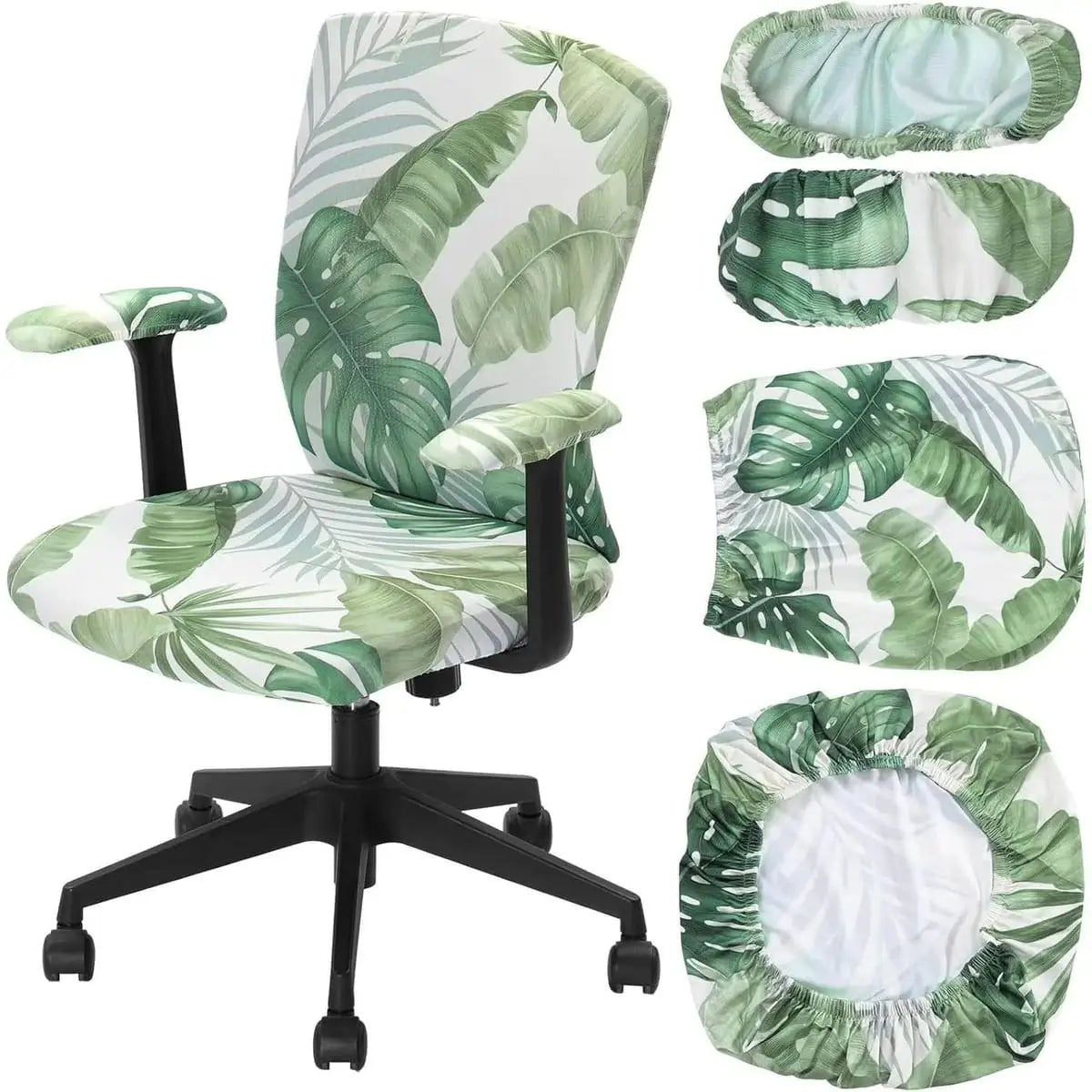 Tallew Office Chair Covers Set Universal Stretch Fit 4 Piece With Tallew