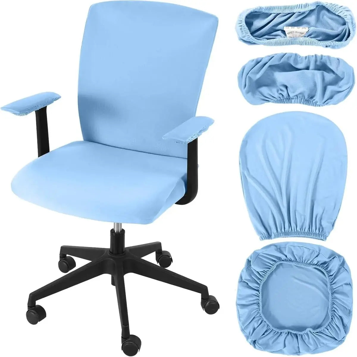 Tallew Office Chair Covers Set Universal Stretch Fit 4 Piece With Tallew