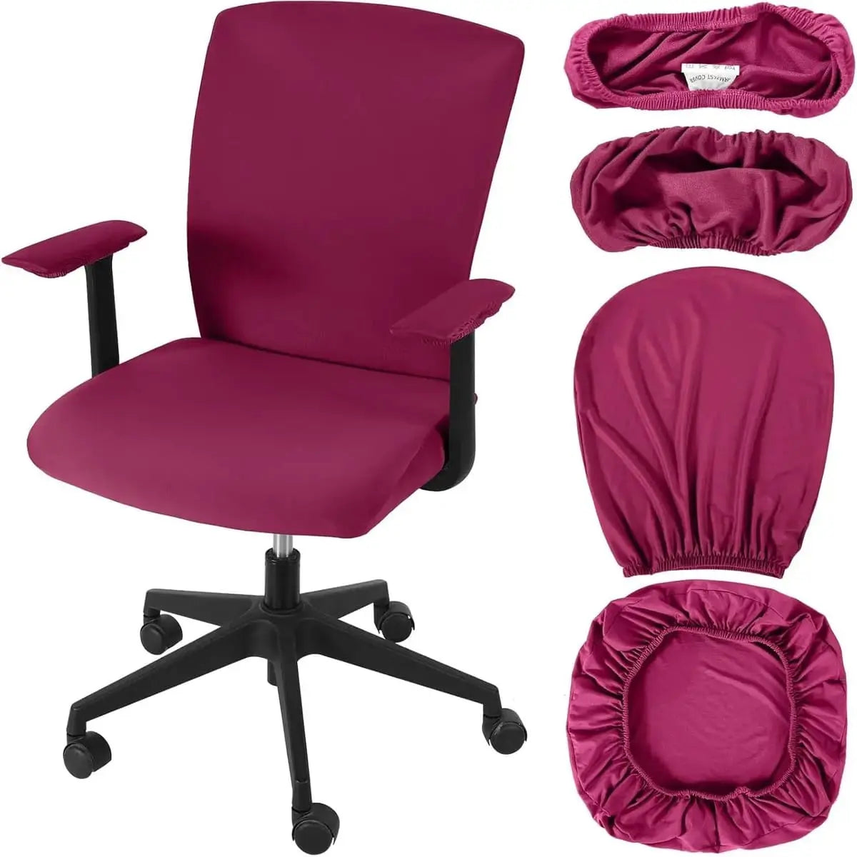 Tallew Office Chair Covers Set Universal Stretch Fit 4 Piece With Tallew