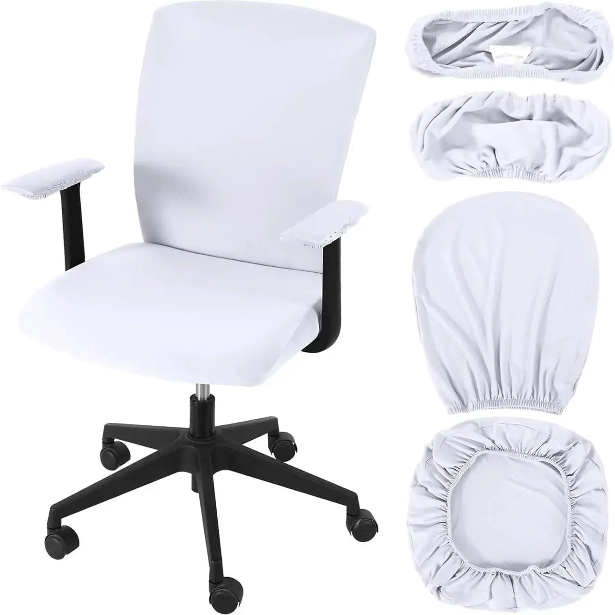 Tallew Office Chair Covers Set Universal Stretch Fit 4 Piece With Tallew